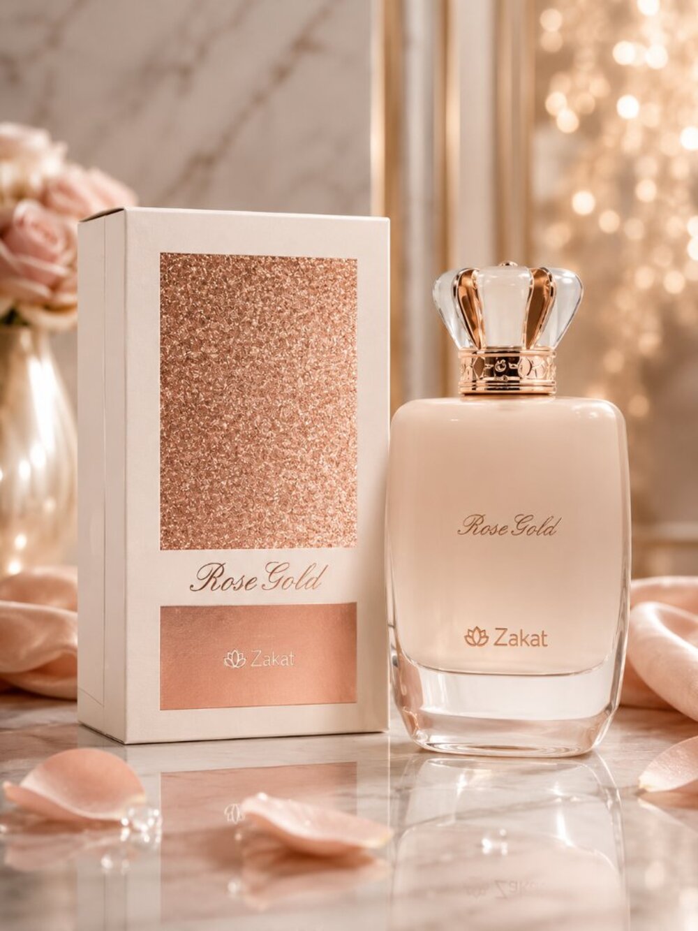 Rose Gold By Zakat EDP 100Ml 3.4 FL OZ For Women